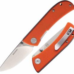 Couteau EIKONIC Fairwind Lame Acier D2 Manche G10 Orange Linerlock IKBS EKC220SOR