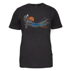 T-shirt Pinewood Outdoor Recycle Finnveden Femme Anthracite - L