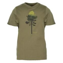 T-shirt Pinewood Outdoor Recycle Finnveden Femme Olive - XL