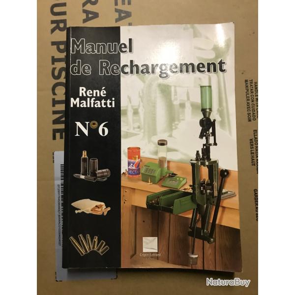 Manuel rechargement rene malfatti �tat neuf