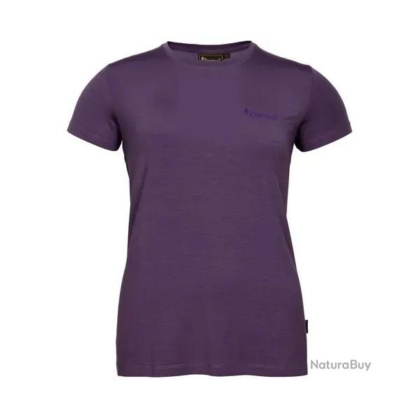 T-Shirt Respirant Pinewood Active Femme Lila - XS