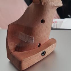 Crosse de pistolet en noyer marque inconnue