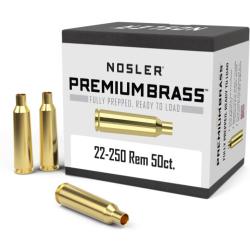 Nosler 50 Douilles 22-250 Rem