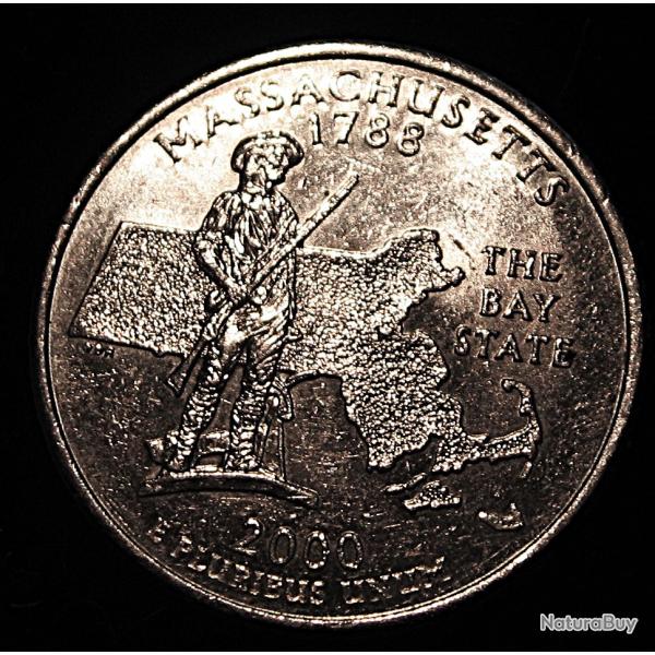 U.S.A. piece de quarter dollar "Massachusetts" 2000 ttb