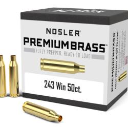 Nosler 50 Douilles 243 Win