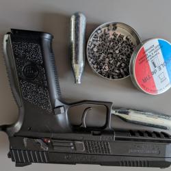 CZ P-09 airgun 4.5mm CO2 bloxback