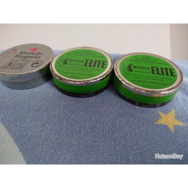 Bo�tes de 500 Plombs Calibre 4,5 mm