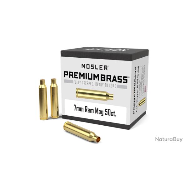Nosler 50 Douilles 7mm Rem Mag