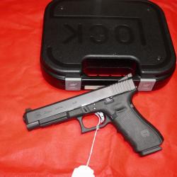 Pistolet GLOCK 34 Gen 4 en 9x19mm avec hausse r&eacute;glable LPA et d&eacute;tente ZEV