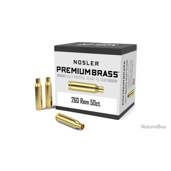 Nosler 50 Douilles 260 Rem