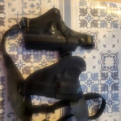 Holster d &eacute;paule  cuir