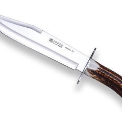 Joker Bowie 25 avec manche couronne en bois de cerf et lame de 25cm.