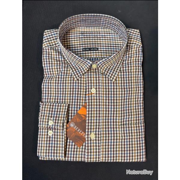 chemise a carreau BERETTA taille 3XL a cvendre aux encheres destockage chasse