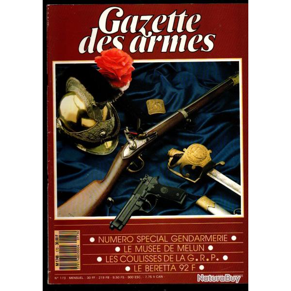 gazette des armes 173, la garde r�publicaine de paris, les pistolets de l'arm�e fran�aise