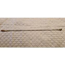 Ancienne baguette alu de rechargement et le nettoyage des fusils &agrave; poudre noire, L 112cm