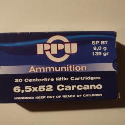 Munition 6.5x52 carcano