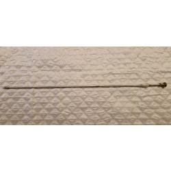 Ancienne baguette alu de rechargement et le nettoyage des fusils &agrave; poudre noire. L 108,5cm