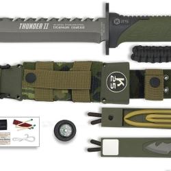 Couteau Survie K25 Thunder 2 Camo Vert