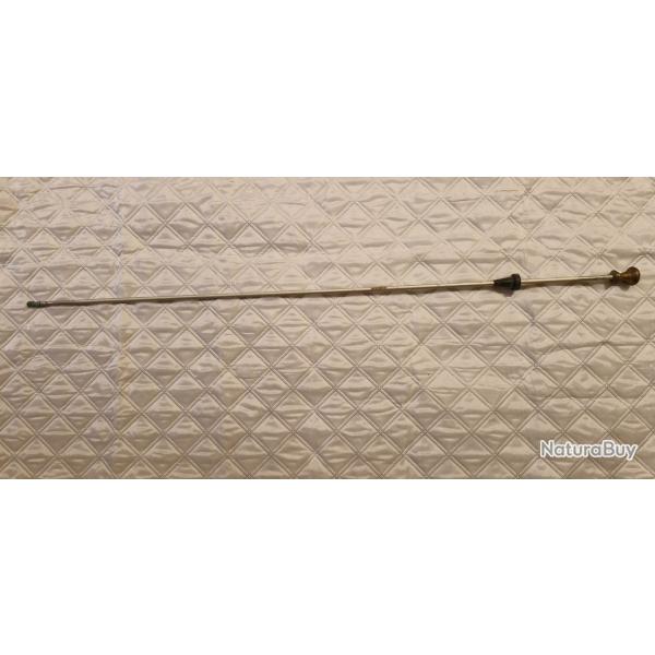 Ancienne baguette alu de rechargement et le nettoyage des fusils � poudre noire. L 106cm