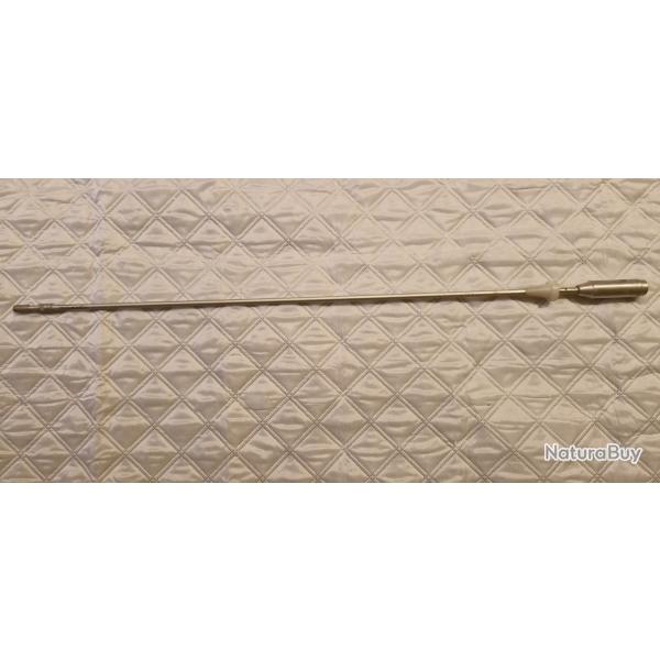 Ancienne baguette alu de rechargement et le nettoyage des fusils � poudre noire. L 88cm