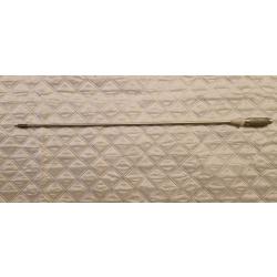 Ancienne baguette alu de rechargement et le nettoyage des fusils &agrave; poudre noire. L 85cm
