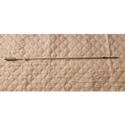 Ancienne baguette alu de chargement et nettoyage pour fusils &agrave; poudre noire, Longueur 93cm