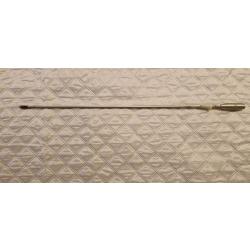 Ancienne baguette alu de rechargement et le nettoyage des fusils &agrave; poudre noire. L 86cm