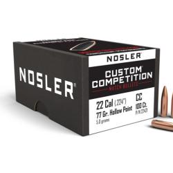Nosler 100 Ogives 224 77 gr HPBT Custom Competition