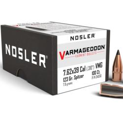 Nosler 100 Ogives 7.62x39 123 gr FB Tipped Varmageddon