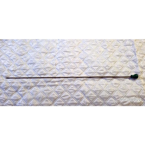 Ancienne baguette de chargement et nettoyage pour ancien fusil, longueur 82cm