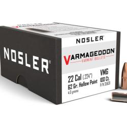 Nosler 100 Ogives 224 62 gr FBHP Varmageddon