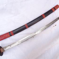 ) lance  , trés belle naginata  époque EDO ,  complète = bon état  (   port gratuit  )