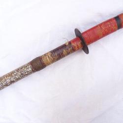 ) lance  , trés belle naginata  époque EDO ,   = bon état  (   port gratuit  )