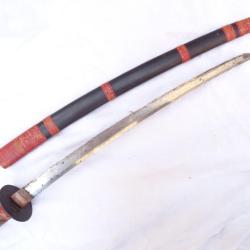 ) lance  ,  belle naginata  époque EDO ,   = bon état  (   port gratuit  )