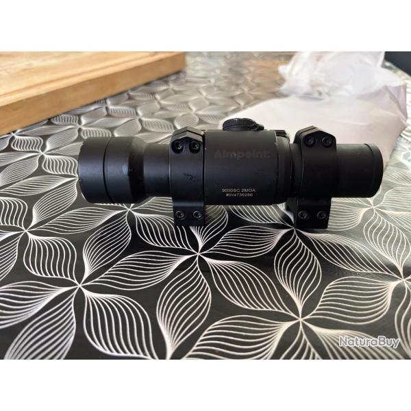 Point rouge Aimpoint 9000 SC - Fonctionnel - Vitre cass�e
