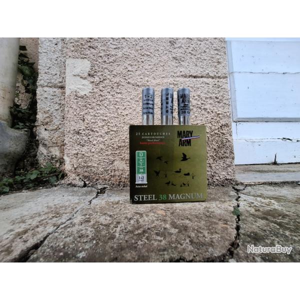 cartouches 12/76 38grs magnum mary arm
