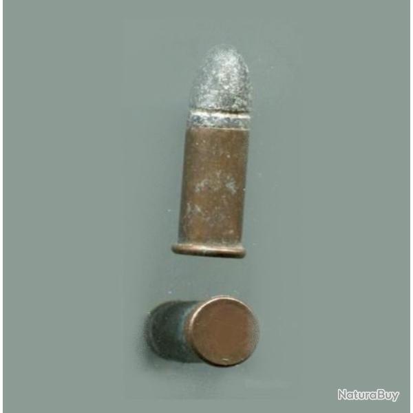 .30 Long Rimfire - ASSEZ RARE -  Percussion annulaire USA -fabrication UMC - marquage : U