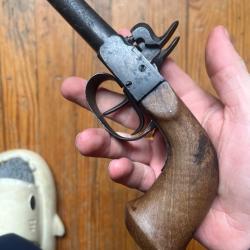 Pistolet de voyage double canon