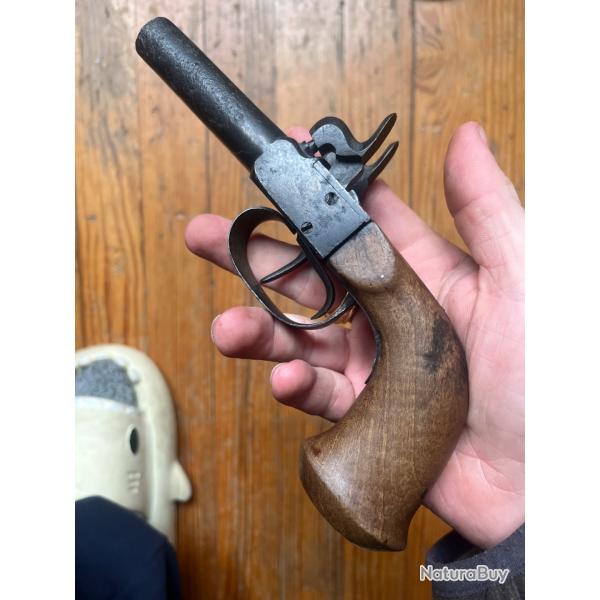 Pistolet de voyage double canon