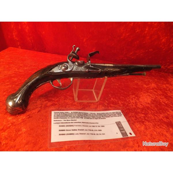 Pistolet Italien         XVIII e.   de ZUGNO Giovan Battista   � Brescia.