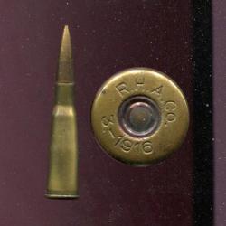 8 mm Lebel fabrication USA en 1916 par Robin Hood Ammunition & Co - marquage : R.H.A.CO.   2-1916