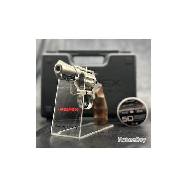 PACK PR�T A TIRER REVOLVER COLT DETECTIVE SPECIAL CAL 9MM RK - NICKEL/WOOD