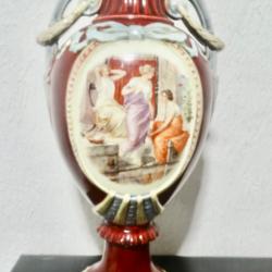 VASE PORCELAINE DECOR ANTIQUE