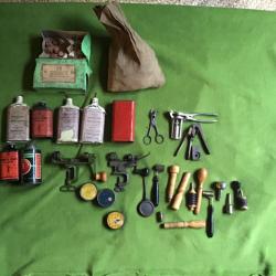 GROSSE LOT AVEC MAT&Eacute;RIAUX DES RECHARGEMENT CARTOUCHES LISSES