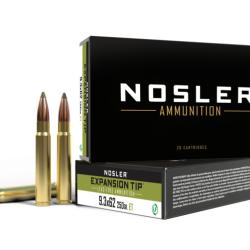 Nosler 20 cartouches ETA-9.3X62 MAUSER 250 gr SP