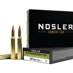 Nosler 20 cartouches ETA-280 Rem 140 gr SP E-Tip