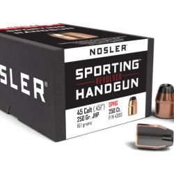 Nosler 100 Ogives 45 Colt 250 gr JHP