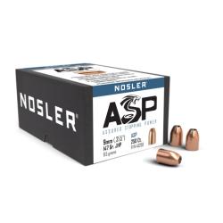 Nosler 250 Ogives 9mm 147 gr JHP ASP