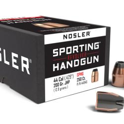Nosler 250 Ogives 44 200 gr JHP