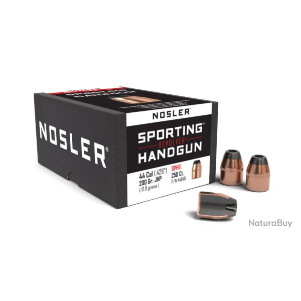 Nosler 250 Ogives 44 200 gr JHP